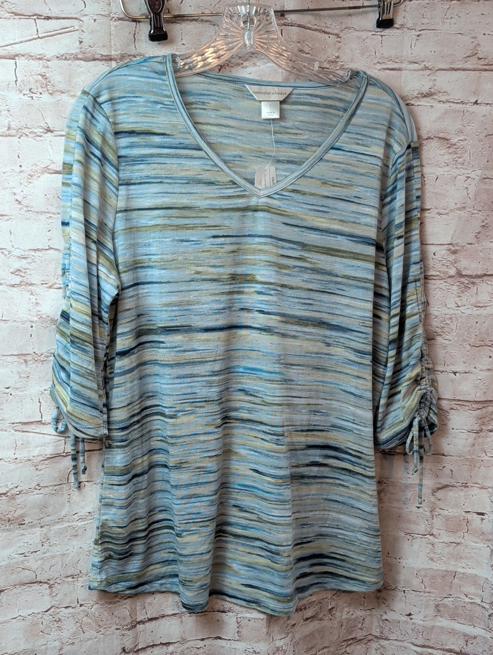 Christopher & Banks Top shirt Large Nwt New